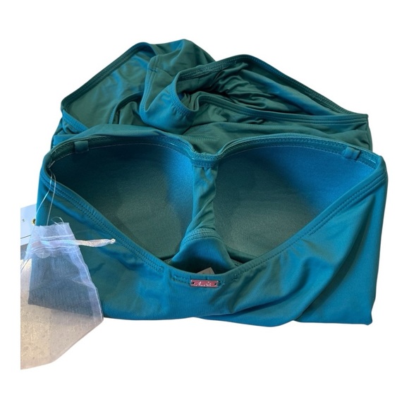 Anne Cole one-piece bandeau swimsuit by Ocean Green, size 6 MYMO00501 NEW - Picture 9 of 13